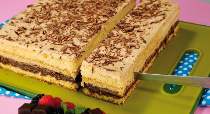 Kávový krémový koláč