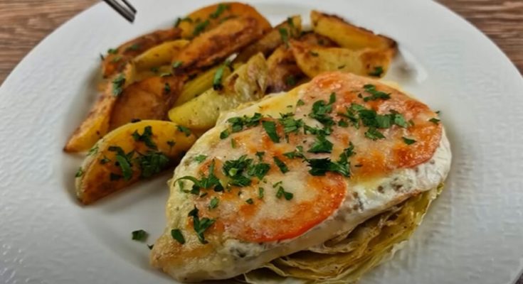 Kuracie prsia zapekané s kapustou