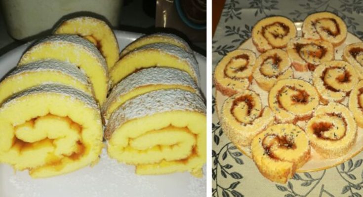 Piškótová roláda bez múky
