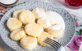 Tvarohové knedlíky na slano