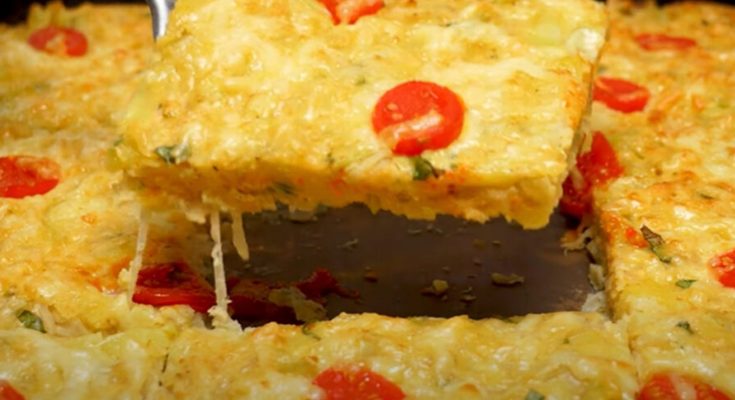 Zemiakovo cibuľový pekáč