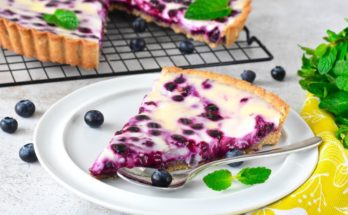 Čučoriedkový koláč