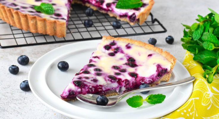 Čučoriedkový koláč